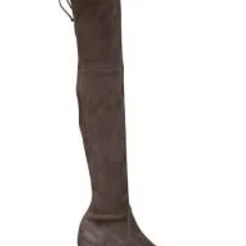 BNIB Stuart Weitzman Hinterland Over-the-Knee Suede Boots in Londra (grey) size7